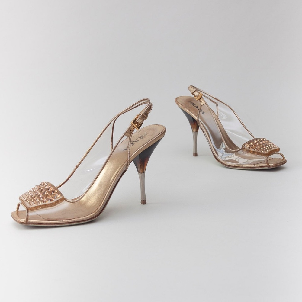 Y2K PRADA Transparent Heels